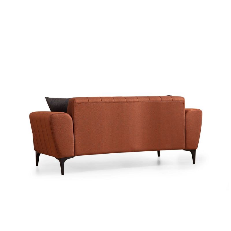 Casa si Gradina - Mobilier - Canapele si coltare - Canapele - Canapea 2 locuri, Atelier Del Sofa, lemn de fag si pal, rosu tigla, 180x95x77 cm - Infinity.ro