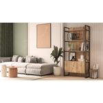 Casa si Gradina - Mobilier - Biblioteci si rafturi - Biblioteci - Biblioteca, Hanah Home, pal melaminat, pin atlantic, 90x34x180 cm - Infinity.ro