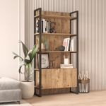 Casa si Gradina - Mobilier - Biblioteci si rafturi - Biblioteci - Biblioteca, Hanah Home, pal melaminat, pin atlantic, 90x34x180 cm - Infinity.ro