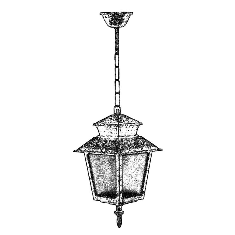 Casa si Gradina - Corpuri si surse de iluminat - Iluminat exterior - Lanterne - Candelabru exterior, Opviq, abs, maro, 48x18 cm, ip65 - Infinity.ro
