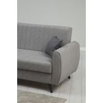 Casa si Gradina - Mobilier - Canapele si coltare - Canapele - Canapea extensibila, Atelier Del Sofa, poliester texturat, gri deschis, 214x86x77 cm - Infinity.ro