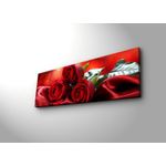 Casa si Gradina - Electrice - Tablouri electrice si accesorii - Tablou decorativ cu led, Wallxpert, panza piele de caprioara, multicolor, 30x90 cm, 239SHN3255 - Infinity.ro