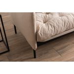 Casa si Gradina - Mobilier - Canapele si coltare - Canapele - Canapea extensibila, Atelier Del Sofa, metal si in, crem, 200x92x82 cm - Infinity.ro