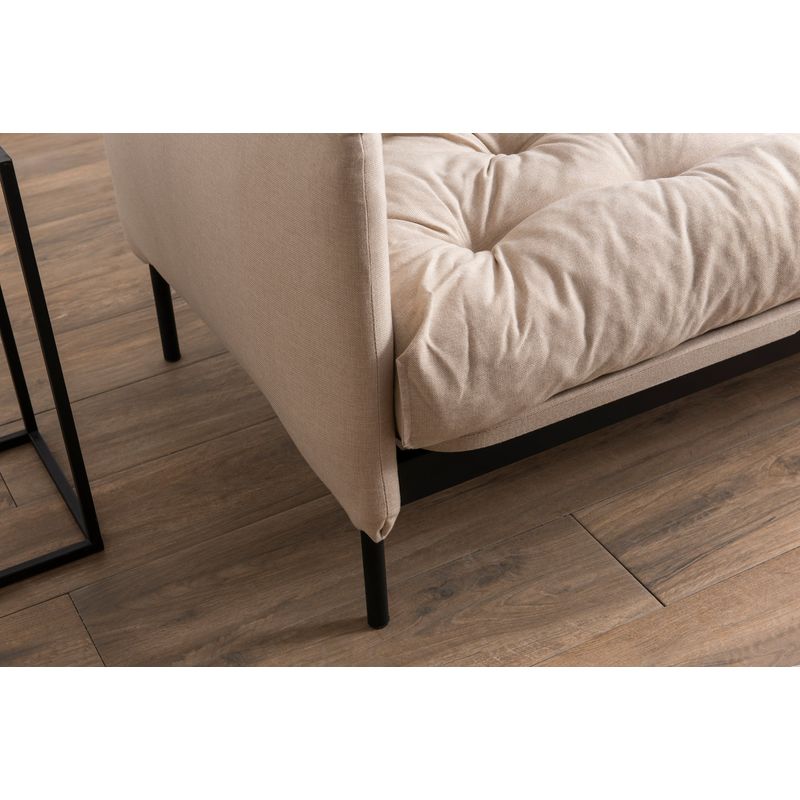 Casa si Gradina - Mobilier - Canapele si coltare - Canapele - Canapea extensibila, Atelier Del Sofa, metal si in, crem, 200x92x82 cm - Infinity.ro