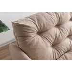 Casa si Gradina - Mobilier - Canapele si coltare - Canapele - Canapea extensibila, Atelier Del Sofa, metal si in, crem, 200x92x82 cm - Infinity.ro