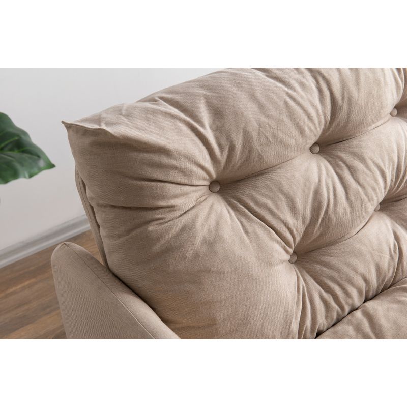 Casa si Gradina - Mobilier - Canapele si coltare - Canapele - Canapea extensibila, Atelier Del Sofa, metal si in, crem, 200x92x82 cm - Infinity.ro