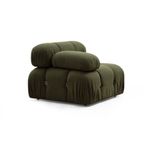 Casa si Gradina - Mobilier - Canapele si coltare - Canapele - Canapea 1 loc, Hanah Home, lemn de fag si pal, verde, 95x95x75 cm - Infinity.ro