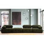 Casa si Gradina - Mobilier - Canapele si coltare - Canapele - Canapea 1 loc, Hanah Home, lemn de fag si pal, verde, 95x95x75 cm - Infinity.ro