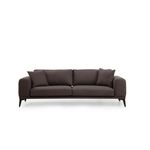 Casa si Gradina - Mobilier - Canapele si coltare - Canapele - Canapea 3 locuri, Hanah Home, lemn fag si pal, gri, 235x90x80 cm - Infinity.ro