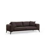 Casa si Gradina - Mobilier - Canapele si coltare - Canapele - Canapea 3 locuri, Hanah Home, lemn fag si pal, gri, 235x90x80 cm - Infinity.ro