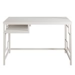 Casa si Gradina - Mobilier - Mese si birouri - Birouri - Birou de studiu, Hanah Home, panou din particule acoperit cu melamina, alb, 120x60x75 cm - Infinity.ro