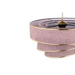 Casa si Gradina - Corpuri si surse de iluminat - Lustre si pendule - Candelabru, Opviq, bumbac, pudra aurie, 40x40x72 cm - Infinity.ro