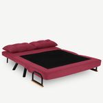 Casa si Gradina - Mobilier - Canapele si coltare - Canapele - Canapea extensibila, Hanah Home, metal, maro, 175x133 cm - Infinity.ro