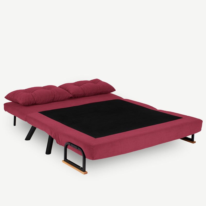 Casa si Gradina - Mobilier - Canapele si coltare - Canapele - Canapea extensibila, Hanah Home, metal, maro, 175x133 cm - Infinity.ro