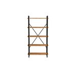 Casa si Gradina - Mobilier - Biblioteci si rafturi - Biblioteci - Biblioteca, Hanah Home, PAL melaminat, pin atlantic negru, 90x33.5x180 cm - Infinity.ro