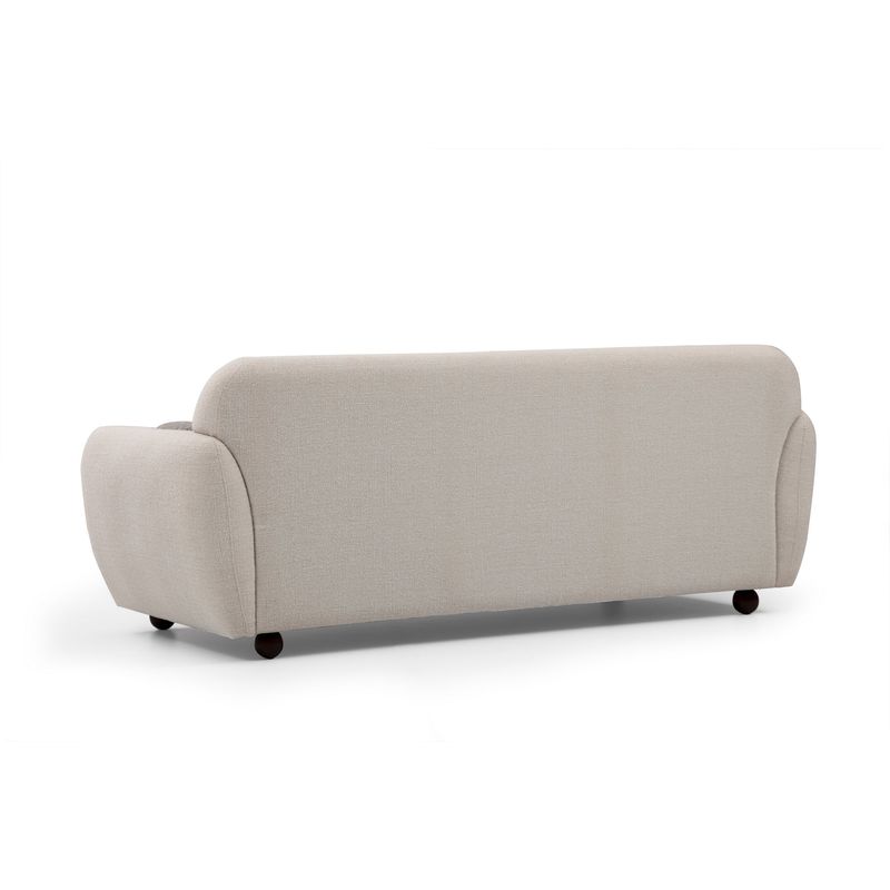 Casa si Gradina - Mobilier - Canapele si coltare - Canapele - Canapea 3 locuri, Hanah Home, lemn fag si pal, crem, 223x83x86 cm - Infinity.ro