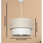 Casa si Gradina - Corpuri si surse de iluminat - Lustre si pendule - Candelabru, Opviq, corp metalic, crem alb, 30x30x75 cm - Infinity.ro