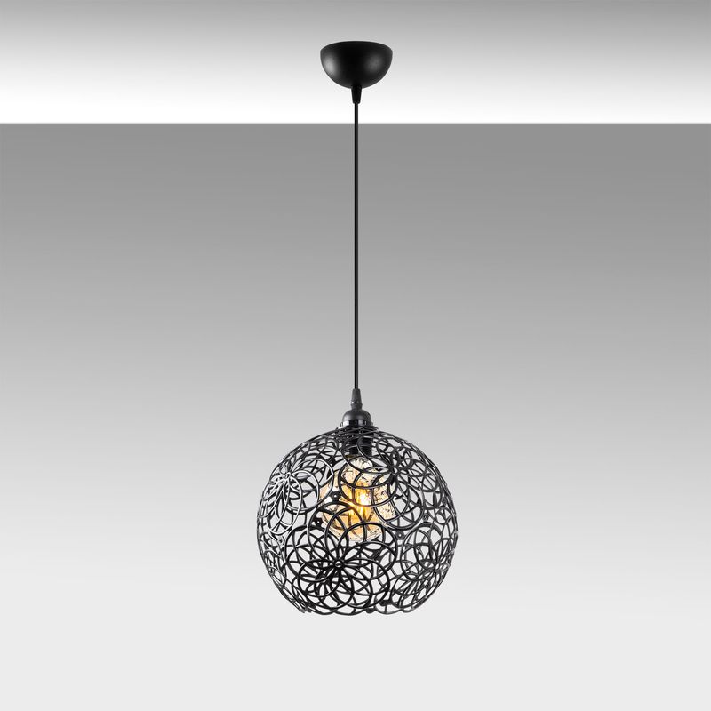 Casa si Gradina - Corpuri si surse de iluminat - Lustre si pendule - Candelabru, Opviq, metal, negru, 25x25x126 cm - Infinity.ro