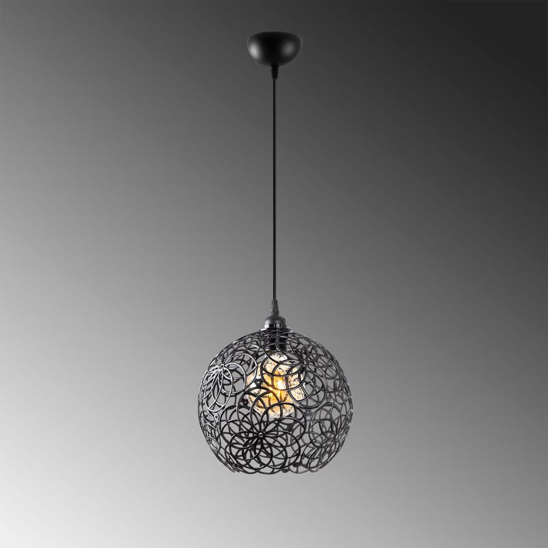 Casa si Gradina - Corpuri si surse de iluminat - Lustre si pendule - Candelabru, Opviq, metal, negru, 25x25x126 cm - Infinity.ro