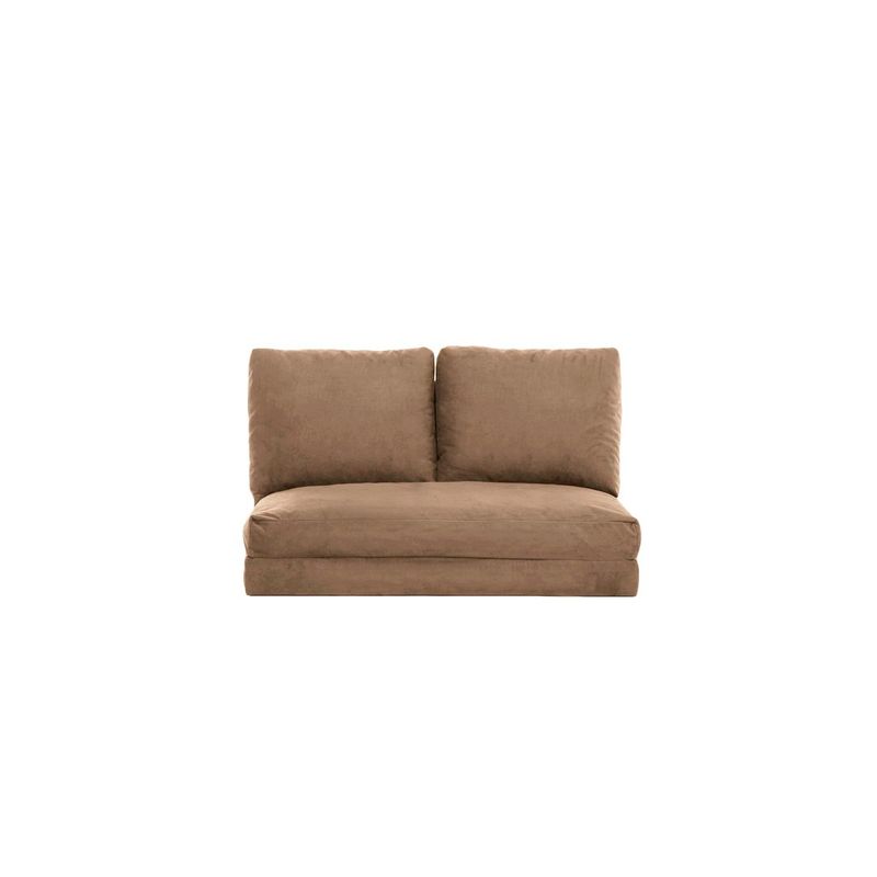 Casa si Gradina - Mobilier - Canapele si coltare - Canapele - Canapea extensibila, Atelier Del Sofa, metal, poliester, maro deschis, 185x120 cm - Infinity.ro