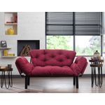 Casa si Gradina - Mobilier - Canapele si coltare - Canapele - Canapea extensibila, Hanah Home, metal, maro, 155x80x70 cm - Infinity.ro