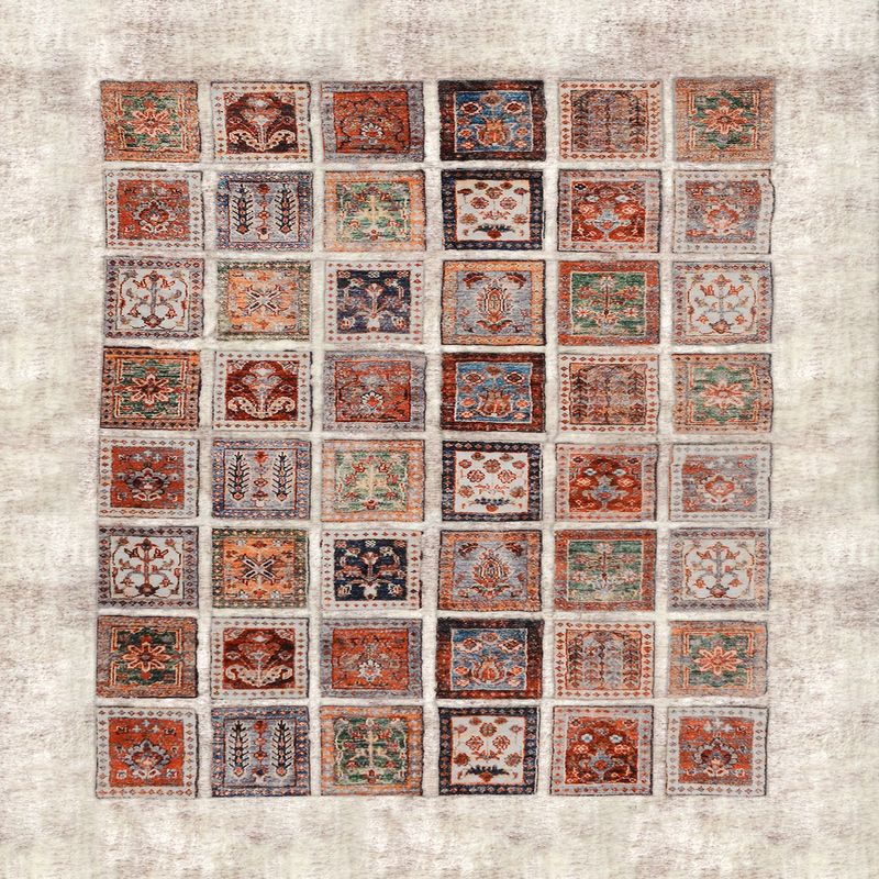Casa si Gradina - Textile si covoare - Covoare - Covoare casa - Covor, Conceptum Hypnose, multicolor, 80x120 cm, 100% poliester, antiderapant, 369HFT3250 - Infinity.ro