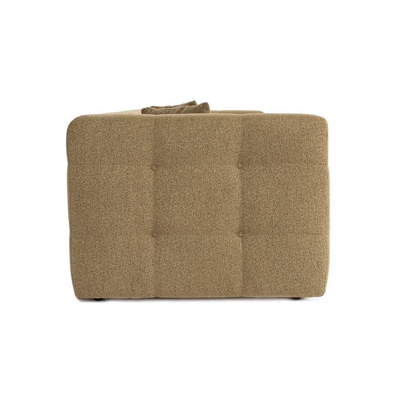 Casa si Gradina - Mobilier - Canapele si coltare - Canapele - Canapea 3 locuri, Hanah Home, lemn fag si pal, kaki, 235x100x72 cm - Infinity.ro