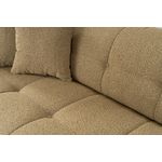 Casa si Gradina - Mobilier - Canapele si coltare - Canapele - Canapea 3 locuri, Hanah Home, lemn fag si pal, kaki, 235x100x72 cm - Infinity.ro