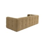 Casa si Gradina - Mobilier - Canapele si coltare - Canapele - Canapea 3 locuri, Hanah Home, lemn fag si pal, kaki, 235x100x72 cm - Infinity.ro