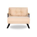 Casa si Gradina - Mobilier - Canapele si coltare - Canapele - Canapea extensibila, Atelier Del Sofa, metal, crem, 175x60 cm - Infinity.ro