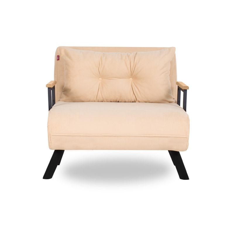 Casa si Gradina - Mobilier - Canapele si coltare - Canapele - Canapea extensibila, Atelier Del Sofa, metal, crem, 175x60 cm - Infinity.ro