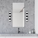 Casa si Gradina - Corpuri si surse de iluminat - Plafoniere, aplice si spoturi - Aplica, Opviq, metal, negru, 10x10x60 cm - Infinity.ro