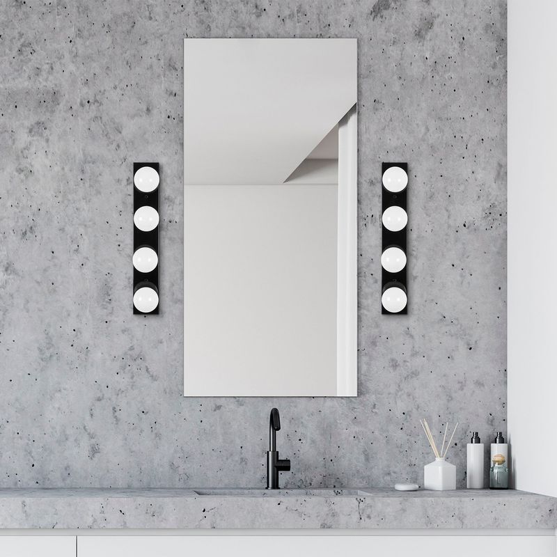 Casa si Gradina - Corpuri si surse de iluminat - Plafoniere, aplice si spoturi - Aplica, Opviq, metal, negru, 10x10x60 cm - Infinity.ro