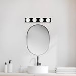 Casa si Gradina - Corpuri si surse de iluminat - Plafoniere, aplice si spoturi - Aplica, Opviq, metal, negru, 10x10x60 cm - Infinity.ro