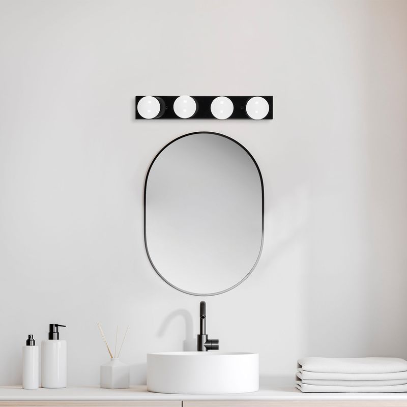 Casa si Gradina - Corpuri si surse de iluminat - Plafoniere, aplice si spoturi - Aplica, Opviq, metal, negru, 10x10x60 cm - Infinity.ro