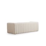 Casa si Gradina - Mobilier - Canapele si coltare - Canapele - Canapea 3 locuri, Hanah Home, lemn fag si pal, crem, 225x90x75 cm - Infinity.ro
