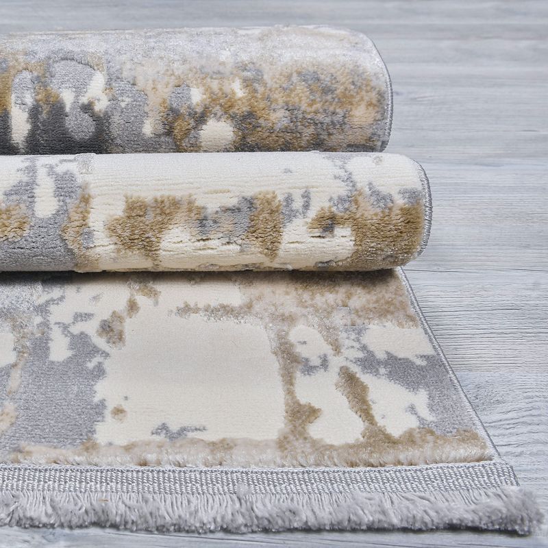 Casa si Gradina - Textile si covoare - Covoare - Covoare casa - Covor, Conceptum Hypnose, gri bej crem, 200x290 cm, polipropilena si poliester, 952CCL1110 - Infinity.ro