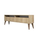 Casa si Gradina - Mobilier - Comode si corpuri - Comode - Comoda tv, Hanah Home, pal melaminat, stejar, 150x50x30 cm, 845HCT5510 - Infinity.ro