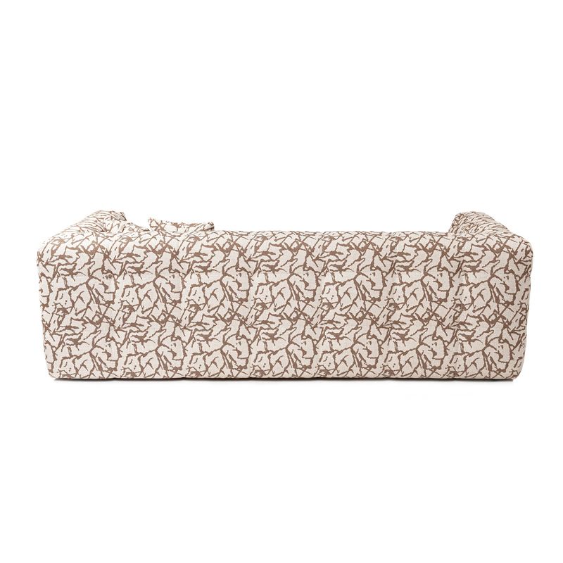 Casa si Gradina - Mobilier - Canapele si coltare - Canapele - Canapea 3 locuri, Hanah Home, lemn fag si pal, cafeniu, 235x100x72 cm - Infinity.ro