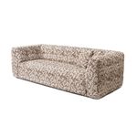 Casa si Gradina - Mobilier - Canapele si coltare - Canapele - Canapea 3 locuri, Hanah Home, lemn fag si pal, cafeniu, 235x100x72 cm - Infinity.ro