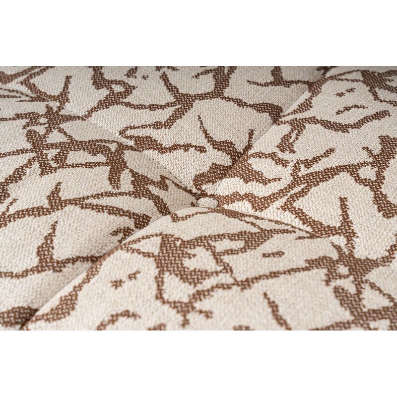 Casa si Gradina - Mobilier - Canapele si coltare - Canapele - Canapea 3 locuri, Hanah Home, lemn fag si pal, cafeniu, 235x100x72 cm - Infinity.ro