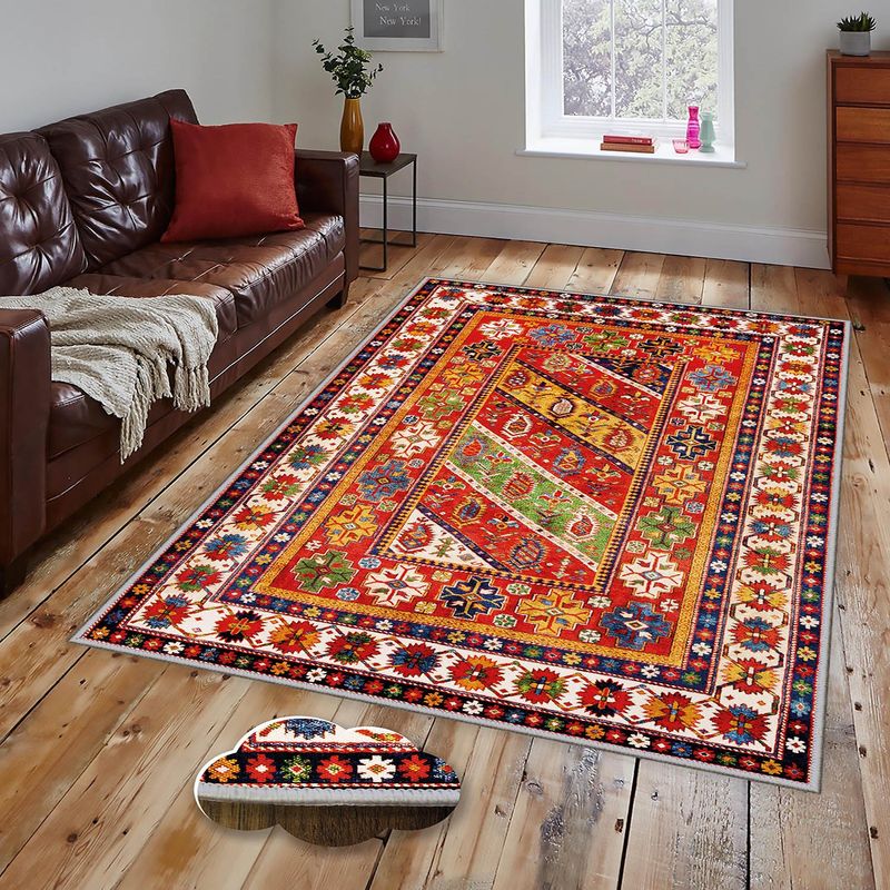 Casa si Gradina - Textile si covoare - Covoare - Covorase intrare - Covoras de intrare, Conceptum Hypnose, multicolor, 100x200 cm, 100% poliester, antiderapant, 369HFT3496 - Infinity.ro