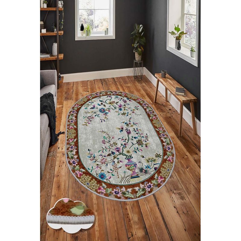 Casa si Gradina - Textile si covoare - Covoare - Covoare casa - Covor, Conceptum Hypnose, multicolor, 80x120 cm, 100% poliester, antiderapant, 478HFT3020 - Infinity.ro