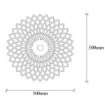 Casa si Gradina - Corpuri si surse de iluminat - Plafoniere, aplice si spoturi - Aplica, Opviq, metal, negru, 50x12x50 cm - Infinity.ro