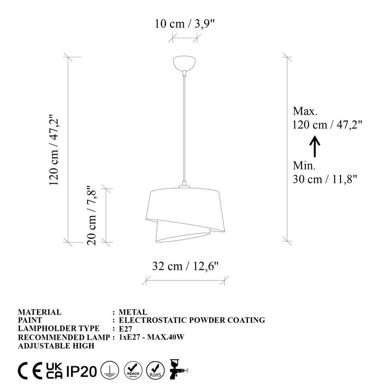 Casa si Gradina - Corpuri si surse de iluminat - Lustre si pendule - Candelabru, Opviq, metal, negru, inaltime reglabila 30-120 cm, 942FLG1668 - Infinity.ro