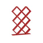 Casa si Gradina - Mobilier - Biblioteci si rafturi - Biblioteci - Biblioteca, Hanah Home, PAL melaminat, rosu, 90x19.5x129 cm - Infinity.ro