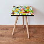 Casa si Gradina - Mobilier - Mese si birouri - Masute de cafea - Masuta de cafea, Hanah Home, mdf, multicolor, 35x35x42 cm, 481LNA2175 - Infinity.ro