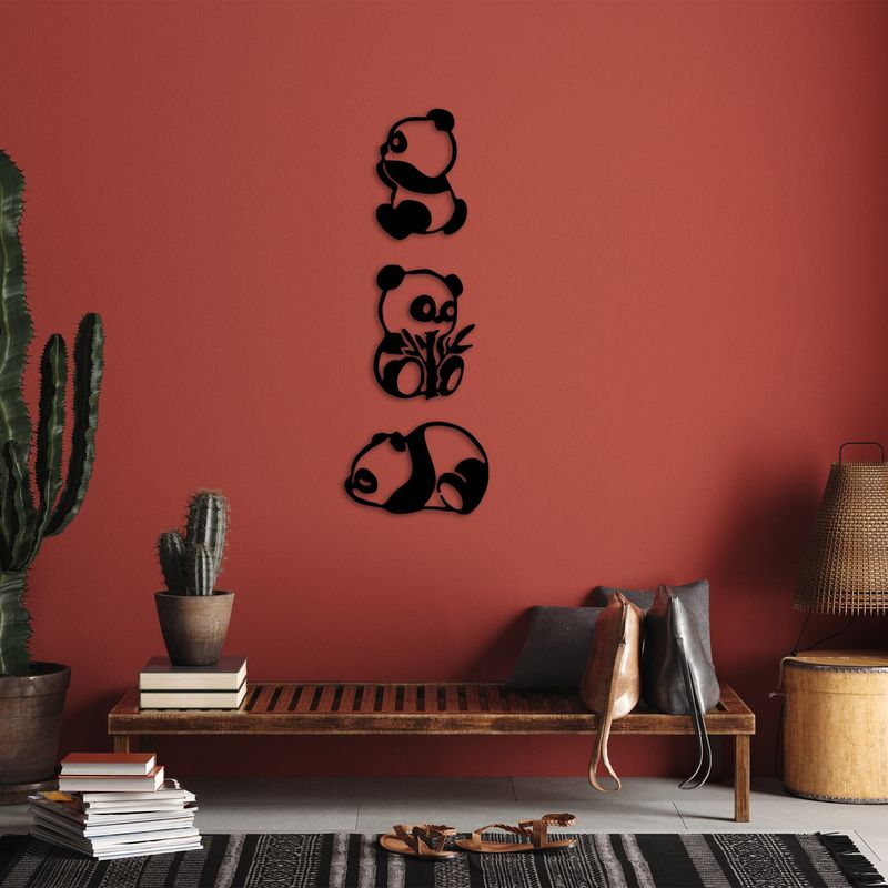 Casa si Gradina - Decoratiuni - Obiecte decorative - Decoratiuni camera copilului - Accesoriu decorativ de perete, Wallxpert, metal, negru, set 3 piese, 18x26 cm, 20x27 cm, 28x18 cm - Infinity.ro