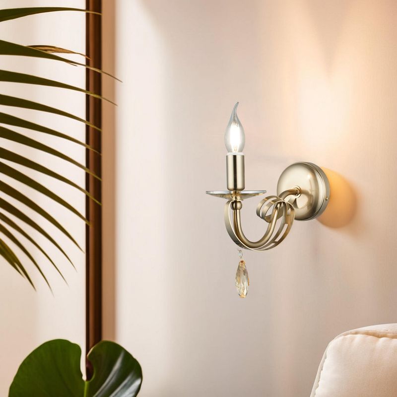 Casa si Gradina - Corpuri si surse de iluminat - Plafoniere, aplice si spoturi - Aplica de perete, Opviq, metal, antichizat, 12x12x3,5 cm, inaltime 24 cm - Infinity.ro