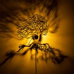 Casa si Gradina - Corpuri si surse de iluminat - Plafoniere, aplice si spoturi - Aplica de perete, Opviq, metal, negru, 48x9x49 cm - Infinity.ro